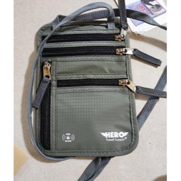New Neck Wallet – RFID Blocking Passport Holder – Easy to Conceal Travel Pouch - Picture 1 of 2